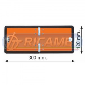 PANNELLO ADR PICCOLO PIEGHEVOLE 300X120X2